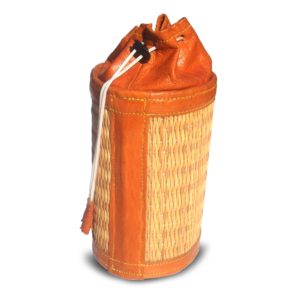 Cache bouteille en natte 100% fait main